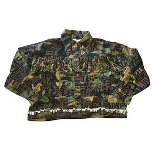 Taxi Womens Camo Jean Jacket